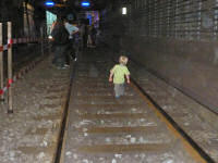 Tunneltag auf der Berliner U6 am 1. Juli 2012 (49 Bilder)